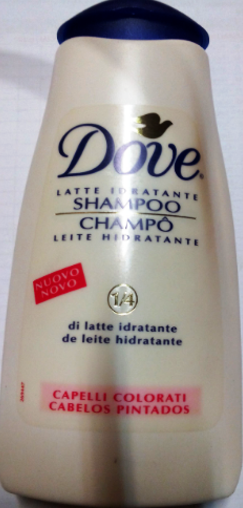 Shampoo DOVE capelli colorati ml. 250 X  2 BOTTIGLIE AL  LATTE IDRATANTE