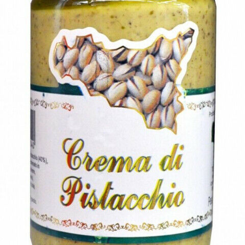 CREMA DI PISTACCHIO VALLE D' ETNA   200g x 6 BARATTOLI CON PISTACCHIO DI SICILIA