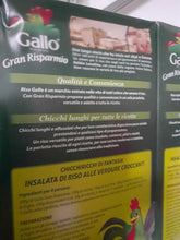Carica l&#39;immagine nel visualizzatore di Gallery, RISO GALLO  5 CONFEZIONI DA 850 GRAMMI RISO PER TUTTE LE RICETTE ITALIA

