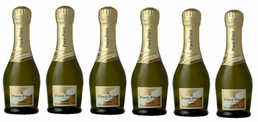 Gancia - mini Pinot Di Pinot ml.20 x 6 bottiglie  + DUE BICCHIERI AVERNA OMAGGIO
