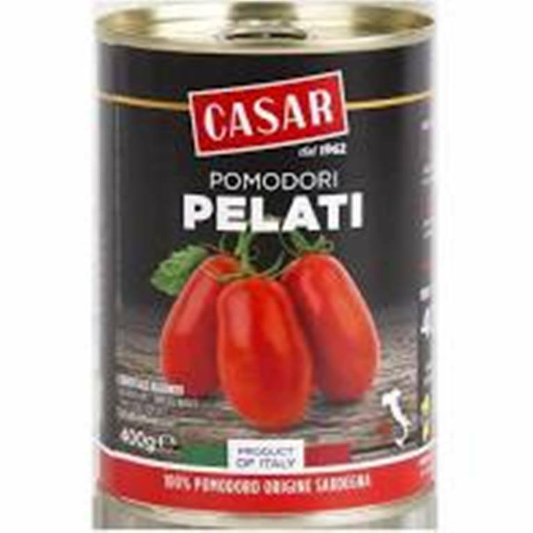 Pomodori pelati di forma allungata  Casar Sardegna  confezione 400 gr x24pz IT