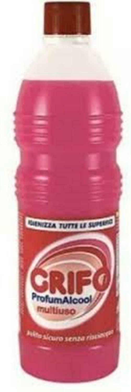 GRIFO  ALCOOL 1 LTx6 PROFUMATO DETERGENT IGIENIZZANTE E SGRASSANTE PROFUMALCOOL