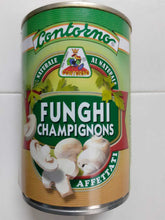 Carica l&#39;immagine nel visualizzatore di Gallery, FUNGHI CHAMPIGNONS AL NATUR.CONTORNO PALERMO SICILIA  scatola DA GR. 400X12 PEZ.
