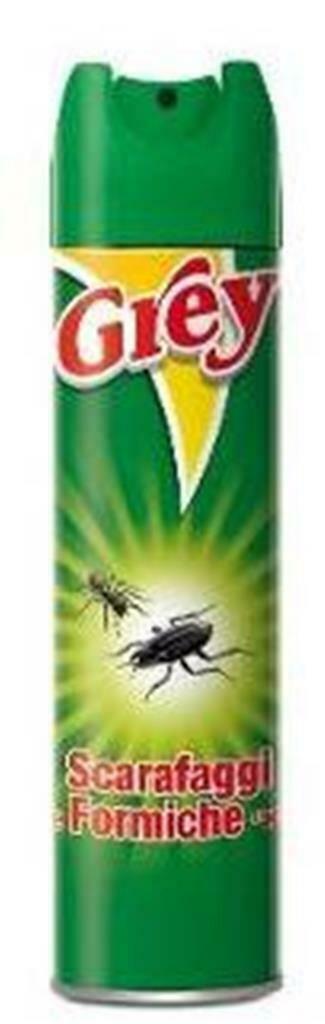 2 pezzi  GREY Insetticida spray scarafaggi/formiche BLATTE 300 ml X 2 EROG.600ML