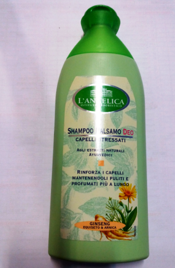 Shampoo L'angelica con balsamo Capelli stressati ml. 250 x 3 pezzi