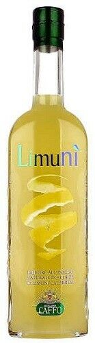 LIMUNI' LIQUORE AL LIMONE CAFFO cl. 50 + due bicchieri averna in omaggio
