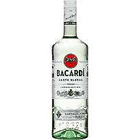 BACARDI Superior Carta Blanca White Rum 37,5% vol 100 cl   1 LITRO