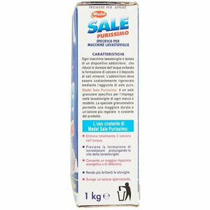 SALE PURISSIMO ELIMINA IL CALCARE GRANULARE MADEL MACCHINE LAVASTOVIGLIE 1 kg