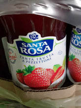 Carica l&#39;immagine nel visualizzatore di Gallery, MARMELLATA  SANTA ROSA CONFETTURA CON FRUTTA A PEZZETTONI 350 X 5PZ
