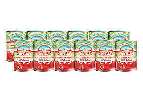 DIVELLA POMODORI PELATI 100% PRODOTTO ITALIANO 24 BARATTOLI DA 400gr tot kg 9,6
