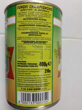 Carica l&#39;immagine nel visualizzatore di Gallery, FUNGHI CHAMPIGNONS AL NATUR.CONTORNO PALERMO SICILIA  scatola DA GR. 400X12 PEZ.
