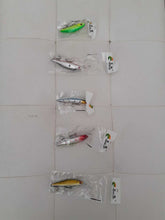 Carica l&#39;immagine nel visualizzatore di Gallery, 5 PEZZI ART spinning pesca mare lago esca artificiale traina spigola serra lucci
