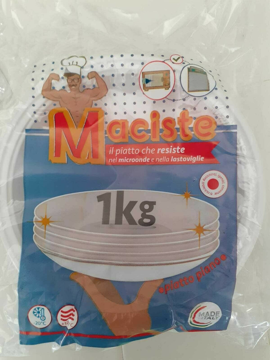 450 PIATTI DI PLASTICA MONOUSO PIATTO FONDO 9 CONFEZIONI DA 50 PEZ.PIANI MACIST