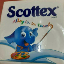 Carica l&#39;immagine nel visualizzatore di Gallery, Scottex Tovaglioli ALLEGRIA IN TAVOLA DOPPIO VELO 33 PZ X 6 TOT 198 TOVAGLIOLI
