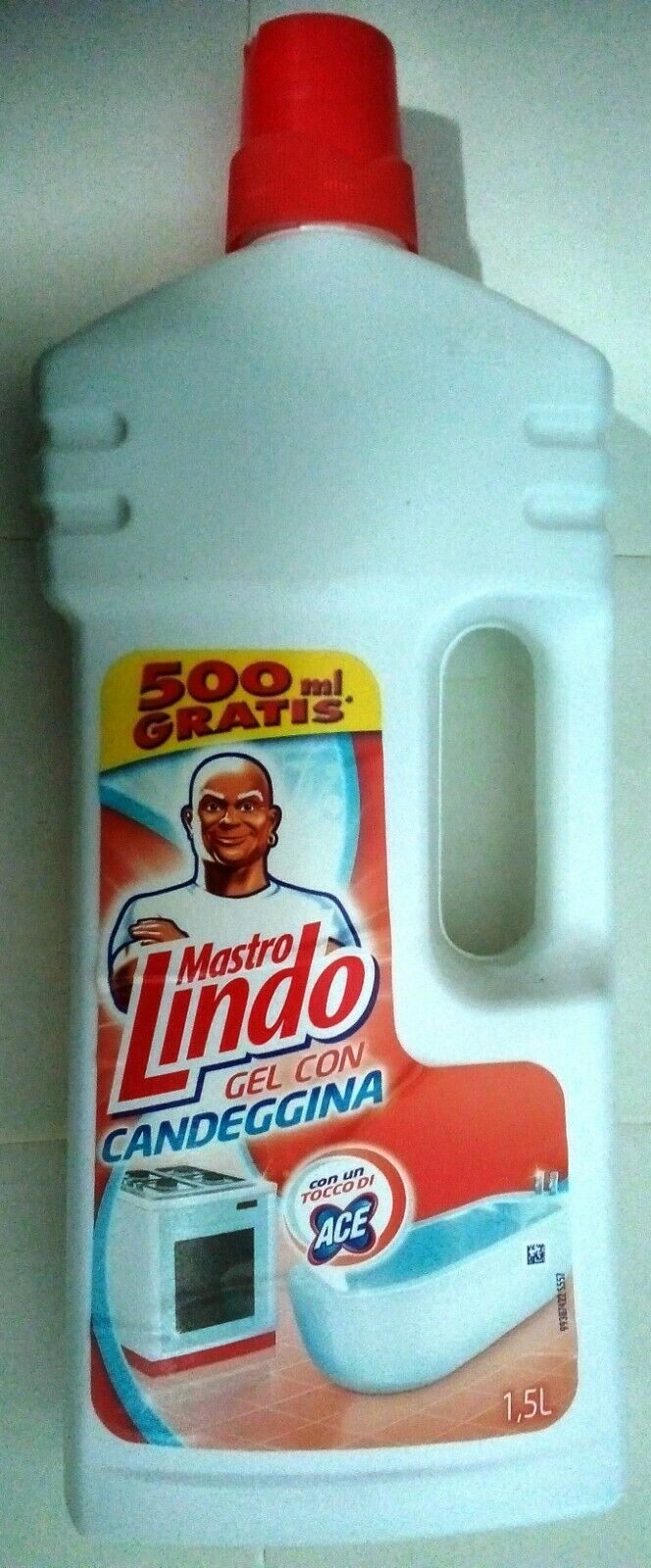 Mastro lindo gel con candeggina lt. 1.5 x 6 pezzi