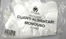 Carica l'immagine nel visualizzatore di Gallery, GUANTI IN VINILE SENZA POLVERE MONOUSO TRASPARENTI 100 PZ ALIMENTI TAGLIA UNICA
