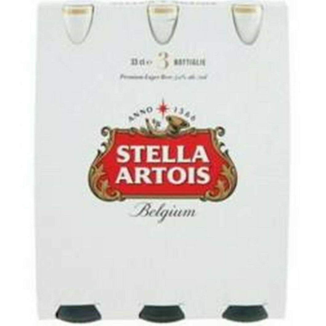 BIRRA STELLA ARTOIS CL.33 cartone 12 BOTTIGLIE BELGIUM PREMIUM Q.GRADI 5 DAL1366