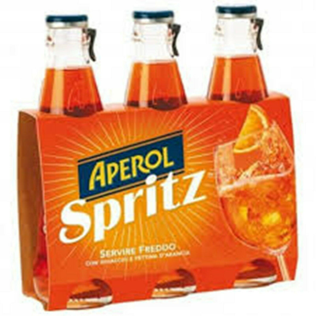 Aperitivo Aperol Spritz Liquore in Confezione Bottiglie da 17,5 Cl.X3 B.GRADI 9