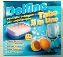 Carica l'immagine nel visualizzatore di Gallery, Tabs Delfino per stoviglie 16 tabsx 20 gr. x 6 confezioni

