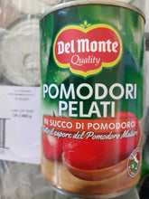 Carica l&#39;immagine nel visualizzatore di Gallery, 3 LATT. 400GR DEL MONTE POMODORI MATURI SUCCO POMODORI  PELATI ITALIANI CONSERVE
