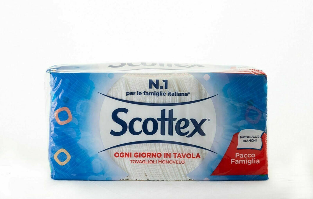 tovaglioli scottex monovelo, pacco famiglia