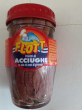 Carica l&#39;immagine nel visualizzatore di Gallery, FILETTI DI ACCIUGHE Olio di Girasole - Prodotto  SICILIA PALERMO  GR.78 X6 PEZZI
