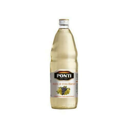 PONTI ACETO DI VINO BIANCO PET LT.1  X 4 BOTTIGLIE