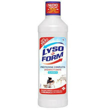 Carica l&#39;immagine nel visualizzatore di Gallery, 6 BOTTIGLIE LYSOFORM CASA 1250 ML. CLASSICO DISINFET.X6 FLACONI TOTALE 7,5 LITRI
