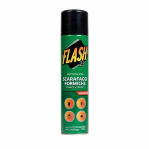 Flash Insetticida Spray 23 Scarafaggi e Formiche Pulci Profumato 250 ml x 3 pezz
