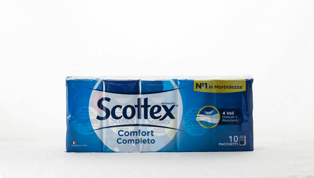 SCOTTEX FAZZOLETTI COMFORT 4 VELI - 10PZ