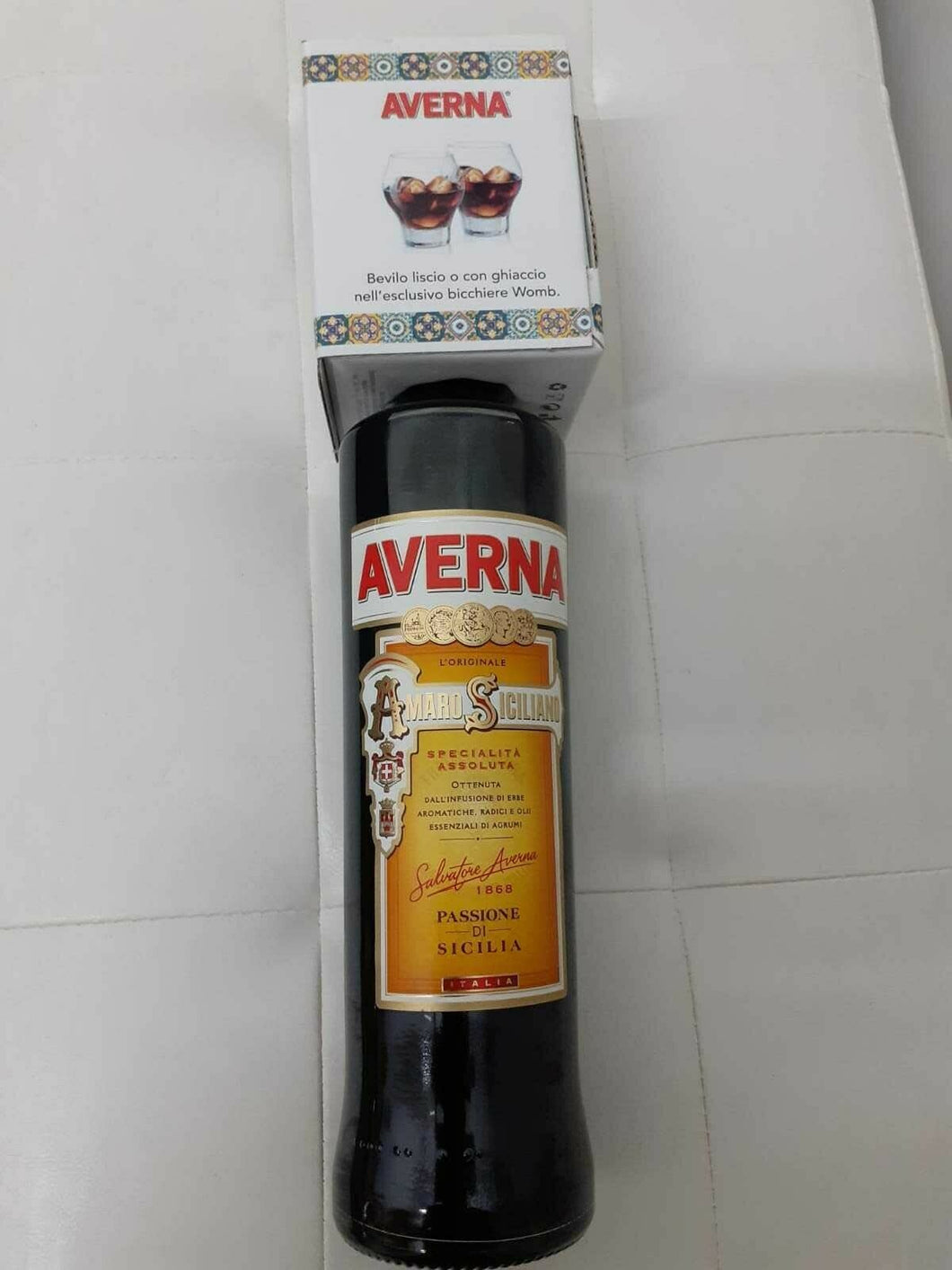 Amaro Averna cl. 70 + due bicchieri omaggio SPECIALITA' DI SICILIA DAL 1868- 29%