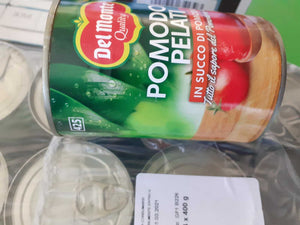 3 LATT. 400GR DEL MONTE POMODORI MATURI SUCCO POMODORI  PELATI ITALIANI CONSERVE