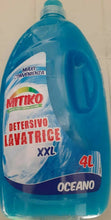 Carica l&#39;immagine nel visualizzatore di Gallery, MITIKO DETERSIVO BUCATO LAVATRICE FRESCHEZZA OCEANICA liquido litri 4
