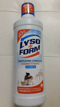 Carica l&#39;immagine nel visualizzatore di Gallery, 6 BOTTIGLIE LYSOFORM CASA 1250 ML. CLASSICO DISINFET.X6 FLACONI TOTALE 7,5 LITRI
