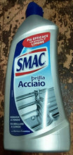 Carica l&#39;immagine nel visualizzatore di Gallery, Smac Brilla Acciaio Sgrassatore con Barriera Protettiva Bottiglia 500ml x 3 bott
