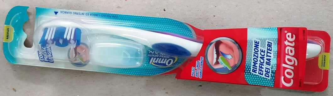COLGATE spazzolino omni sonic  pulisce denti lingua guance e gengive x 10 pezzi