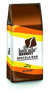Bell caffè miscela bar MASCINATO kg. 1x12  confezioni CAFFE' DI SICILIA RG KG12