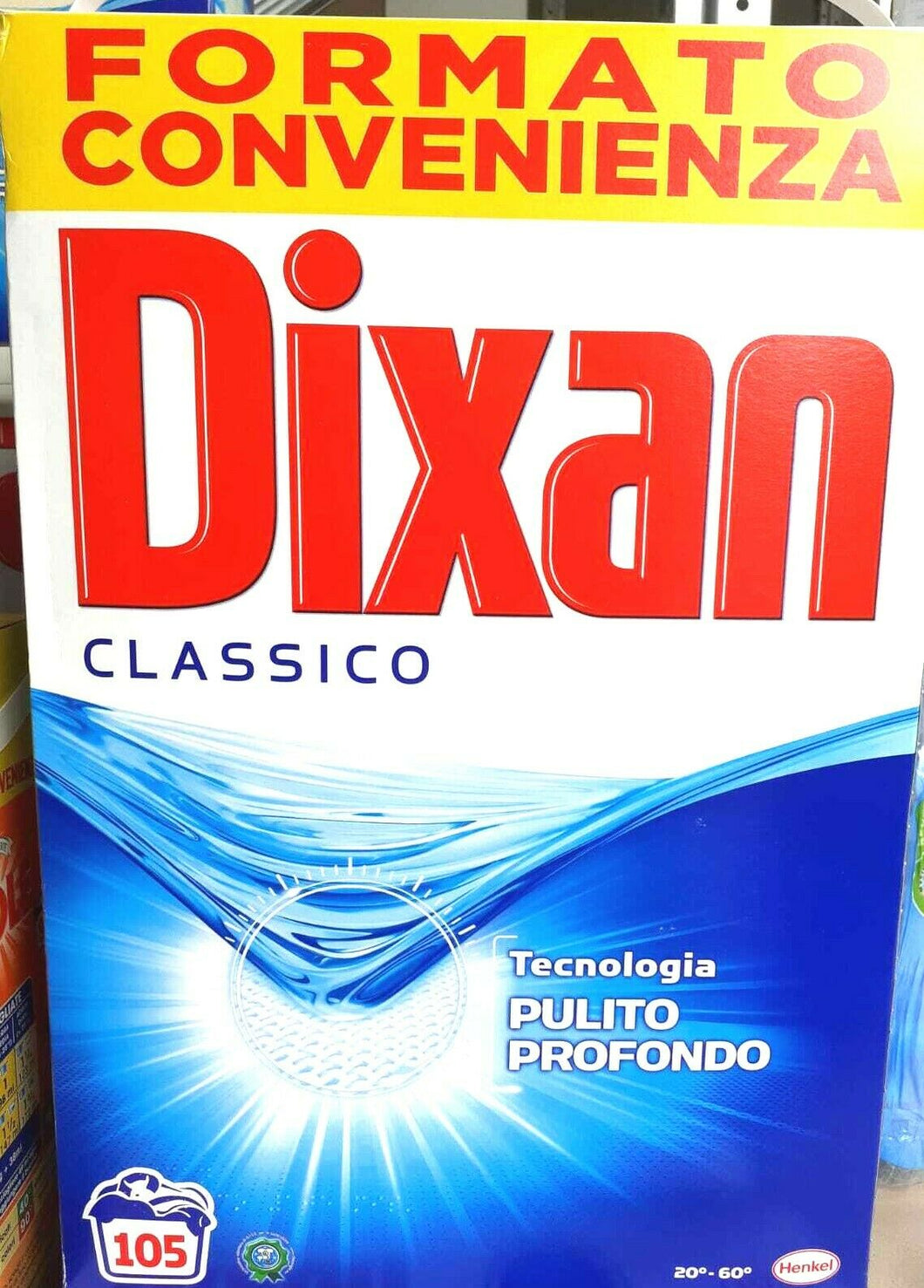 DIXAN FUSTONE 105 MISURINI CLASSICO Detersivo PER BUCATO IN POLVERE