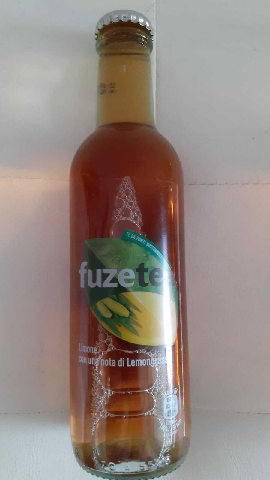 FUZE TEA GUSTO LIMONE CL25 CONFEZIONE DA 12 BOTTIGLIE VETRO THE CON LEMONGRASS