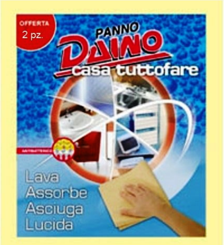 PANNO DAINO CASA TUTTOFARE. pz. 2 x 5 CONFEZIONI