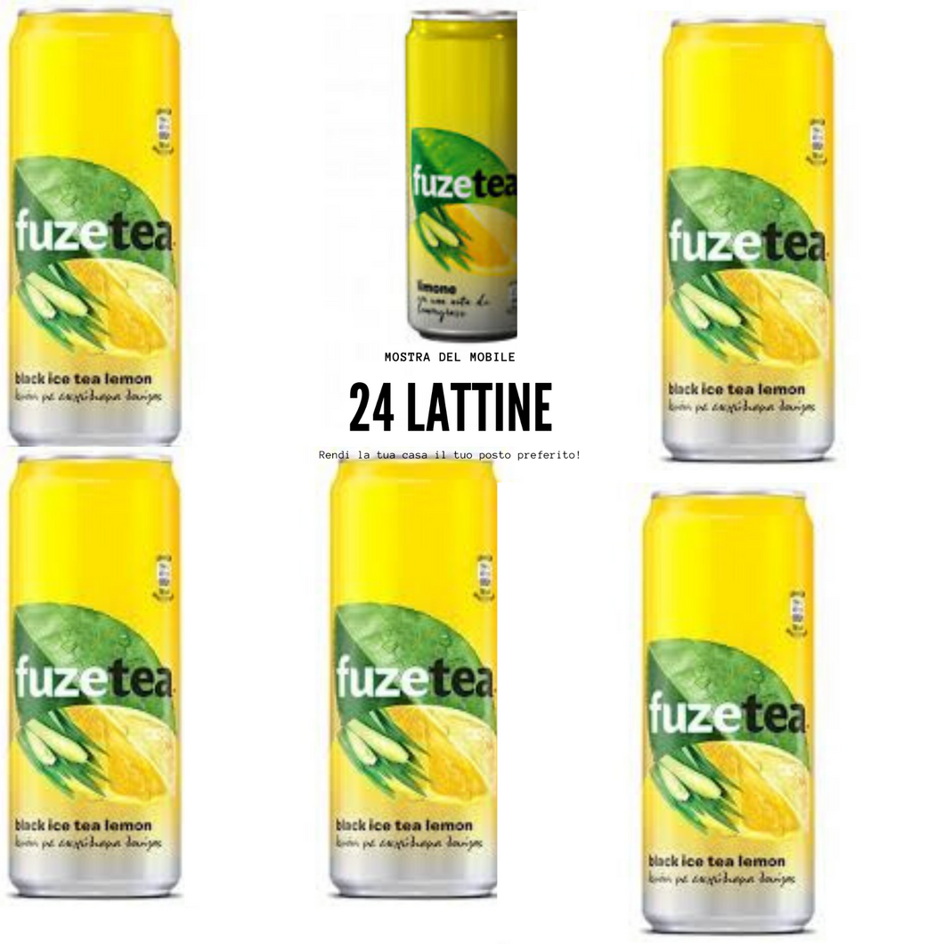 FUZE TEA LATTINA X 24 PZ CL.33  LIMONE CON UNA NOTA DI LEMONGRASS