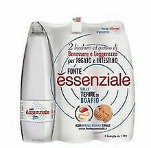 Carica l&#39;immagine nel visualizzatore di Gallery, 6x 1 L FONTE ESSENZIALE ACQUA MINERALE NATURALE TERMALE X 25 CASSE
