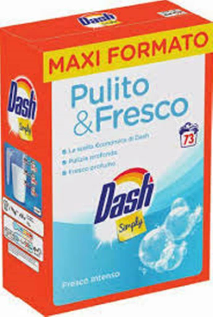 Dash Simply Detersivo In Polvere 73 misurini
