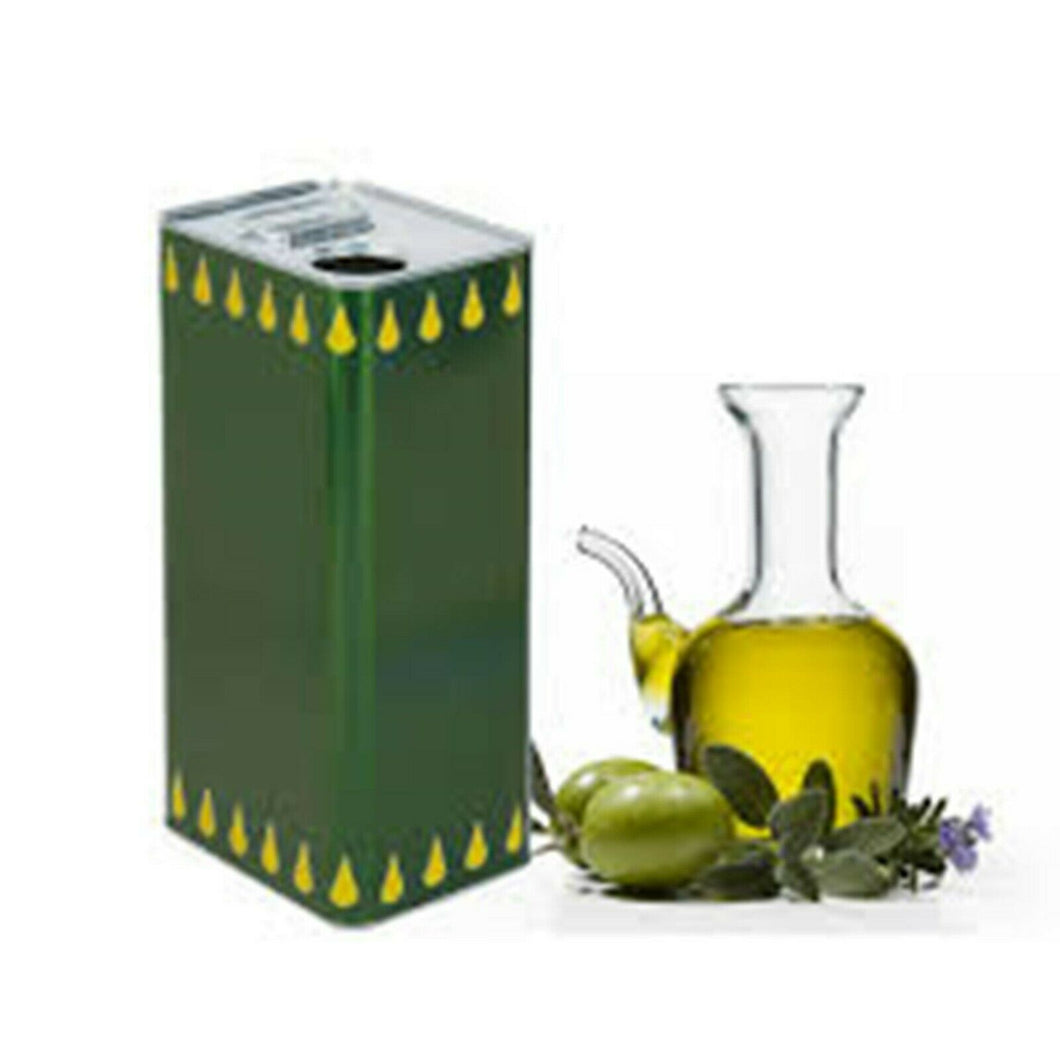 OLIO EXTRAVERGINE DI OLIVA SICILIANO 5 LITRI LT EVO 2020 EXTRA BIOLOGICO SICILIA