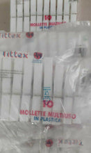Carica l&#39;immagine nel visualizzatore di Gallery, MOLLETTE BUCATO PINZE ANTIRUGGINE IN PLASTICA STENDI BIANCHERIA 10 pezzi x 6 -60
