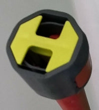 Carica l&#39;immagine nel visualizzatore di Gallery, Set 5 Pezzi Bastone Manico Scopa In metallo vileda Lunghezza 130 cm
