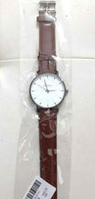 Carica l&#39;immagine nel visualizzatore di Gallery, OROLOGIO GENEVA UOMO DONNA CINTURINO   MARRONE
