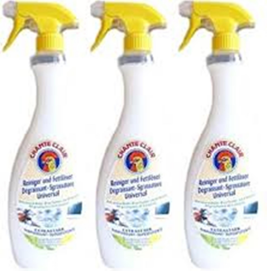 Sgrassatore Chanteclair Confezione 3 Bottiglie 625ml LIMONE