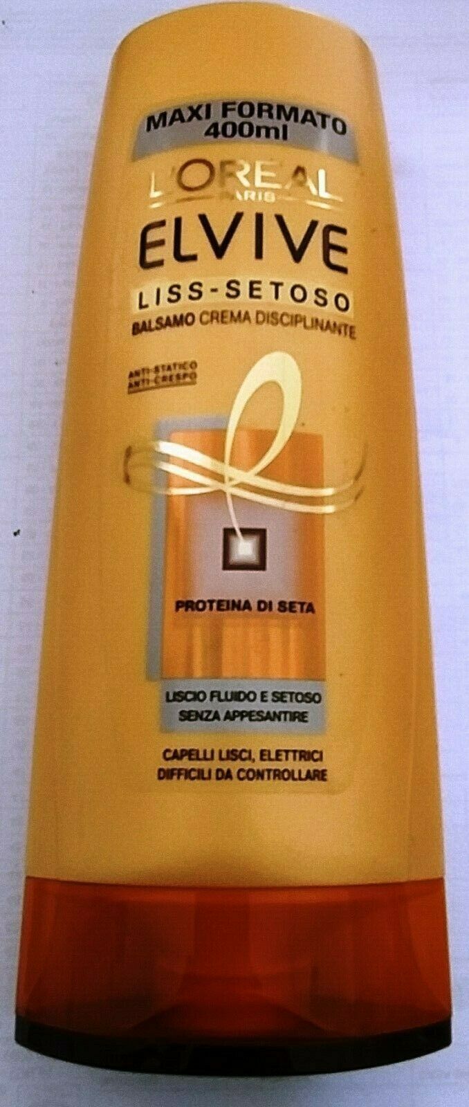 L'OREAL ELVIVE BALSAMO liss setoso ML.400 x 3 pezzi