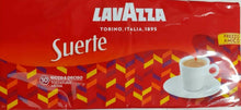 Carica l&#39;immagine nel visualizzatore di Gallery, Lavazza Caffè Macinato Suerte - 2 +500GR Confezioni da 250X 4 PZ TOT. gr [2,5Kg]

